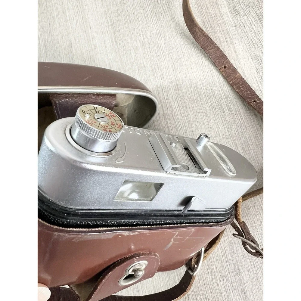Vintage 1950s Voigtlander Vitomatic II West Germany Camera With Case Untested